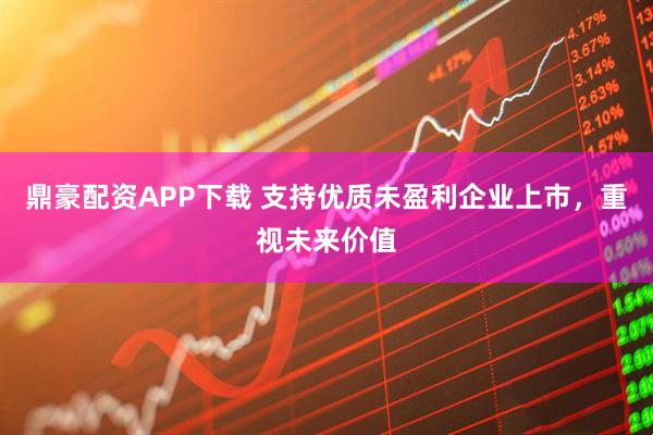 鼎豪配资APP下载 支持优质未盈利企业上市，重视未来价值